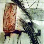 S.T.,2016Drypoint and acrylic pastes - mm 340x280