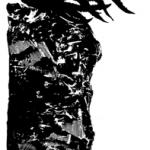 L'agave che s'abbarbica al crepaccio dello scoglio (Eugenio Montale), 1991Xilografia - mm 745x260