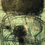 Incombente, 2023Drypoint, abrasions - mm 520x390