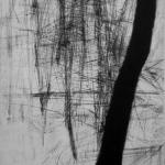 L’albero nero, 1992Etching, soft ground etching, mezzotint on zinc - mm 320x250
