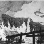 Incendio sulla collina, 2005Acquaforte - mm 198x295 - Tiratura 25