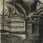 Carcere V, 2013Etching, aquatint, drypoint -  mm 220 x 210Edition: 12+3 ap