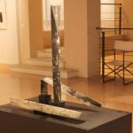 Grandi obelischi tridimensionali (stampa fronte-retro), 2010 Installazione, acquaforte, acquatinta - mm 1000 x165 - Tiratura: 10