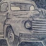 Adriano CastroPick up Ford 48Drypoint, aquatint - mm 100x150