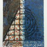 Josée Wuyts and Frans de GrootPylon, 2015Drypoint, etching, aquatint - mm 175x150