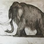 Mastodonte, 1995Soft ground etching, etching – mm 320x385