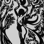 Mother earth, 2020Linocut - mm 300x200Edition some PdA - Paper mm 500x350 - Printed by the artist
