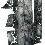 Suture, 2011Drypoint on lead – mm 245x165