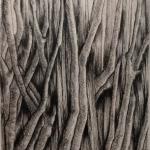 Matteo Aiello “Rocchij” (woodsticks), 2022 Drypoint - mm 180x120