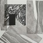 Patricia Le Roy Habitación oscura, 2021 Woodcut, monotype – mm 200x200