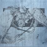 Plate on zinc of Galli, 1975 Etching - mm 197x245