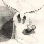PD063 Satiride, 1981 Etching, aquatint on copper - plate mm 250x200sheet mm 505x352 - edition 27/50