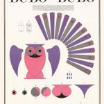 PD083 Bubo Bubo poster, 1985 Litograph in colors - plate mm 600x450sheet mm 640x490 - edition 248/300
