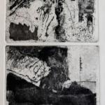 Maria Antonietta Onida Ombre e luci in via della Consolata, 2002Etching, aquatint - two plates mm 180x160 each