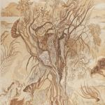 Trees...Poets by nature, 2021Acquaforte, puntasecca,acquatinta, maniera nera - mm 520x500